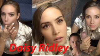 Daisy Ridley getting hypnotized by the Jedi powers