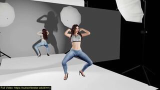 Jenna Ortega Sexy Dance Casual Outfit